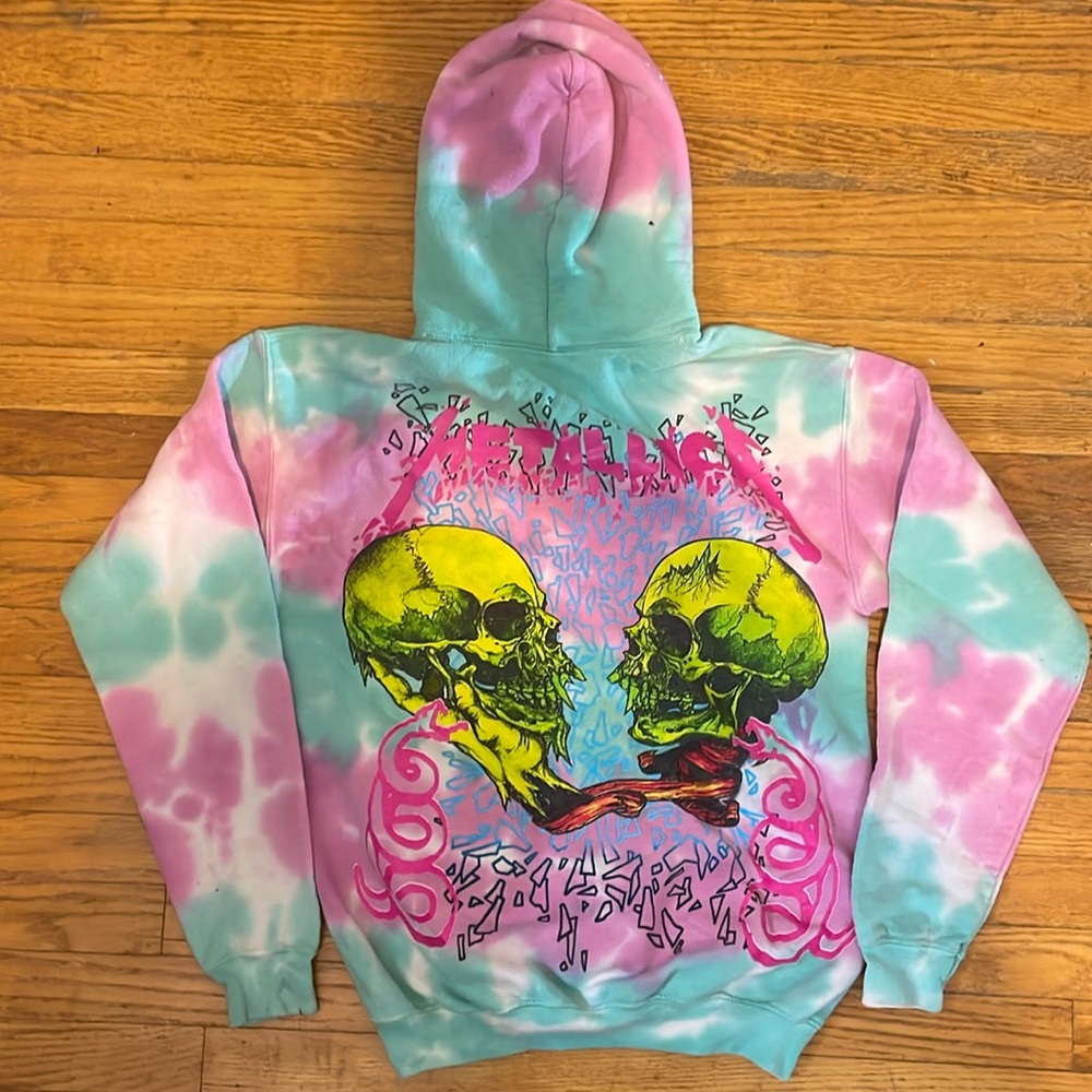 Metallic live concert hoodie